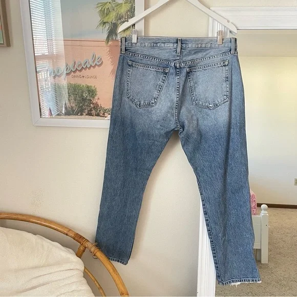 FIRM Khaite Kyle Portland Relaxed Distressed Jeans - Picture 10 of 14